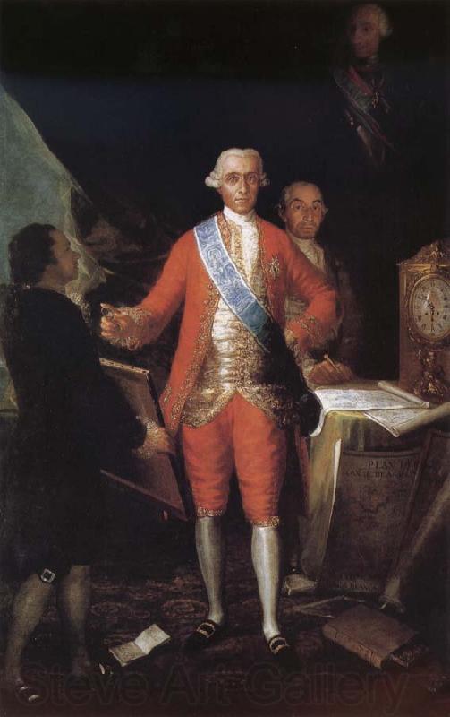 Francisco Goya Portrait of the Count of Floridablance and Goya